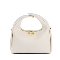 Medium Vienna Top Handle  Crossbody Bag  - Ivory