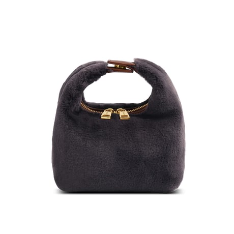 Vienna Top Handle  Crossbody Bag - Dark Gray