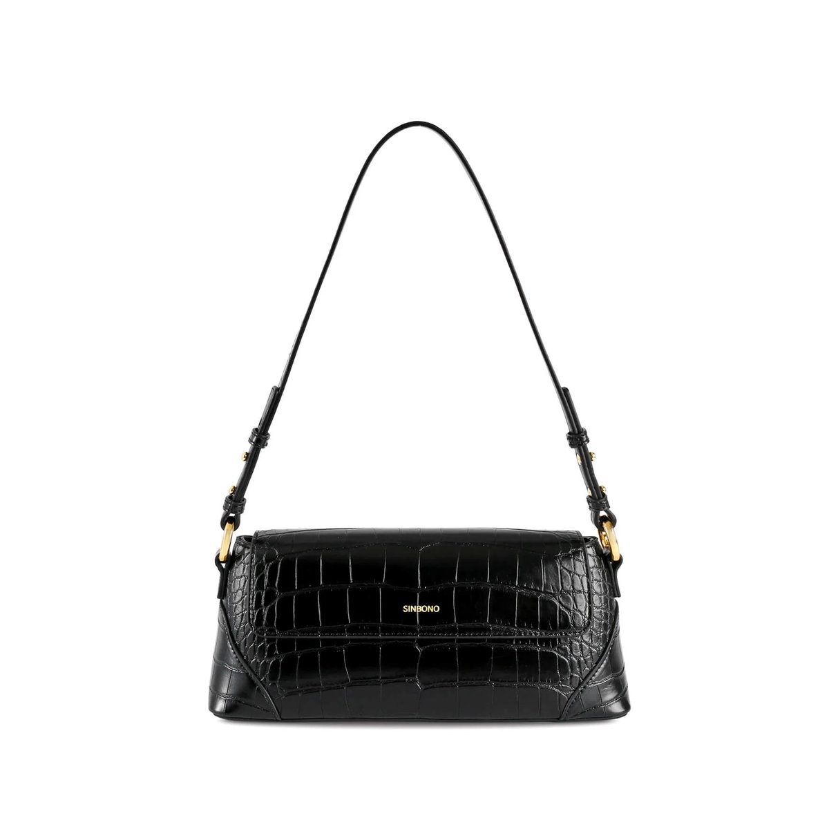 Amelia Shoulder Bag - Black | SINBONO