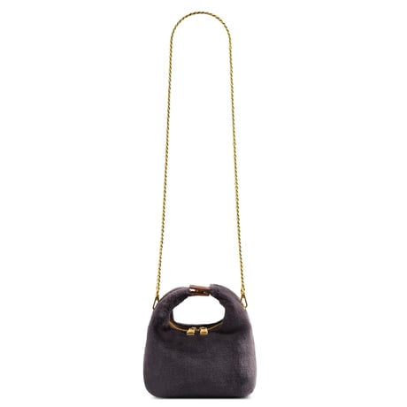 Vienna Top Handle  Crossbody Bag - Dark Gray