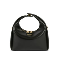 Medium Vienna Top Handle  Crossbody Bag  - Black