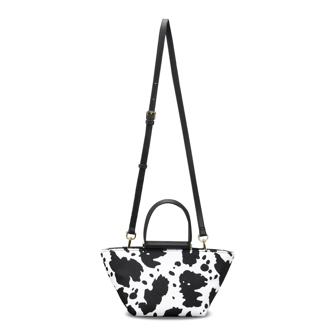 Hand bag - Black & White Cow Pattern | SINBONO