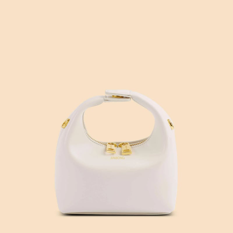 Vienna Top Handle Crossbody Bag - Ivory | SINBONO