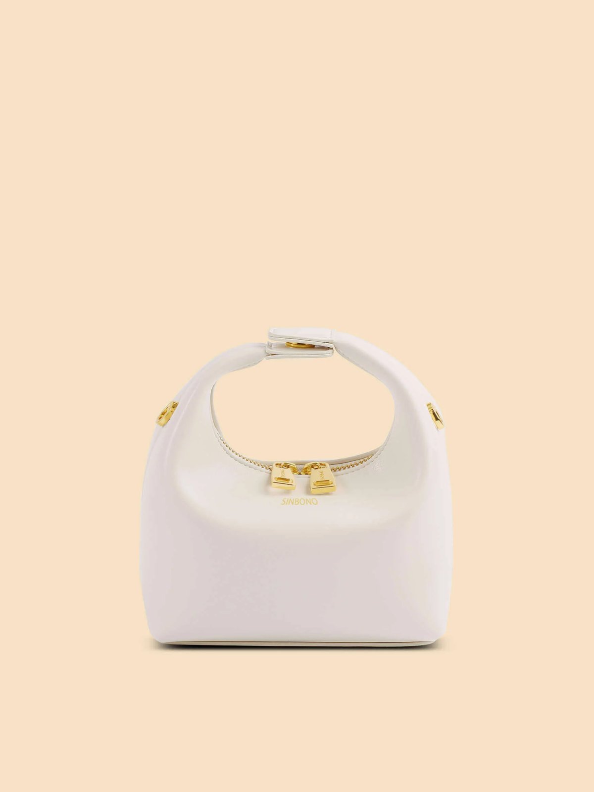 Vienna Top Handle Crossbody Bag - Ivory | SINBONO