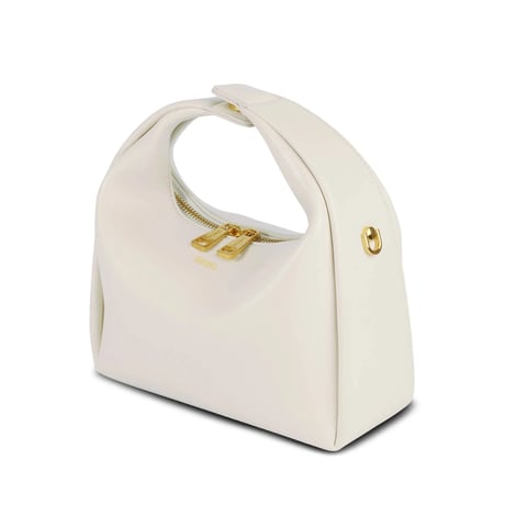 Medium Vienna Top Handle  Crossbody Bag  - Ivory