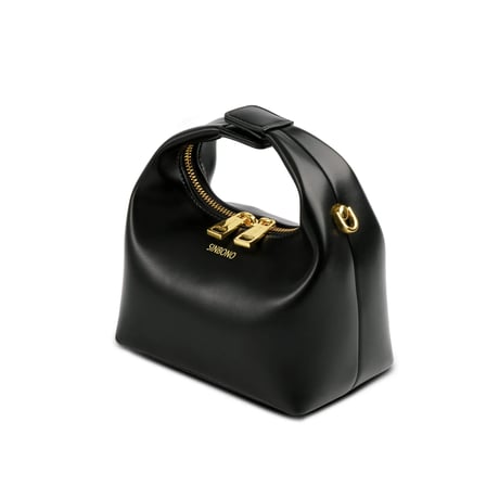 Vienna Top Handle  Crossbody Bag - Black