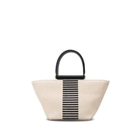 Hand bag - Beige Zebra Cloth
