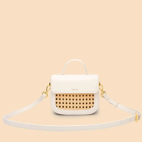Grace Top Handle Crossbody Bag  - Ivory