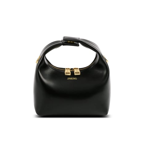 Vienna Top Handle  Crossbody Bag - Black