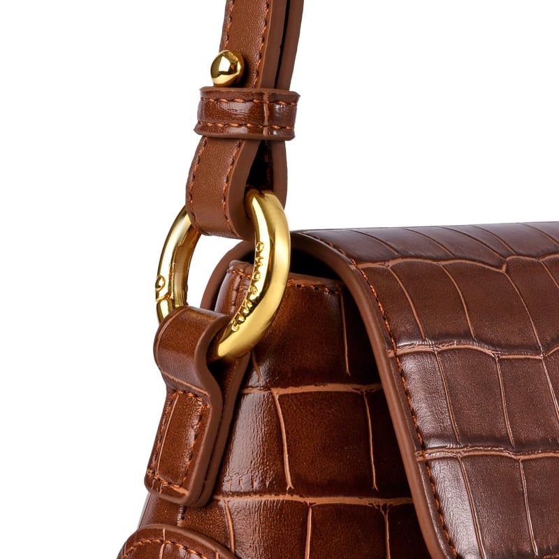 Amelia Shoulder Bag - Brown | SINBONO