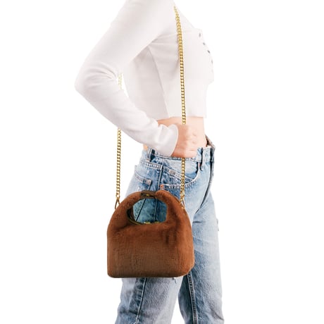 Vienna Top Handle  Crossbody Bag - Toffee