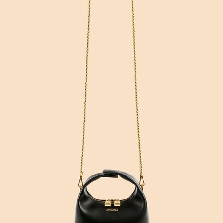 Vienna Top Handle  Crossbody Bag - Black