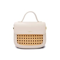 Grace Top Handle Crossbody Bag  - Ivory