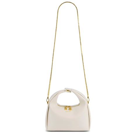 Medium Vienna Top Handle  Crossbody Bag  - Ivory