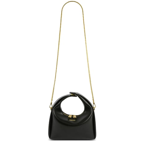 Medium Vienna Top Handle  Crossbody Bag  - Black