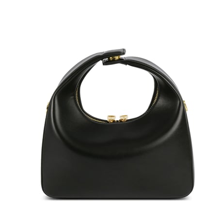 Medium Vienna Top Handle  Crossbody Bag  - Black