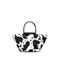 Hand bag - Black & White Cow Pattern