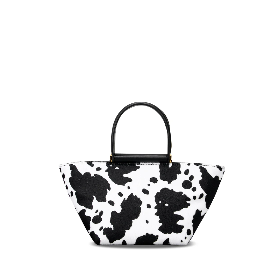 Hand bag - Black & White Cow Pattern | SINBONO