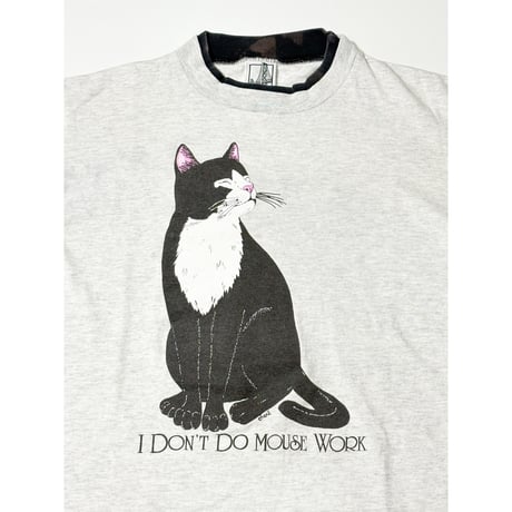 I DON'T DO MOUSE WORK CAT TEE #16