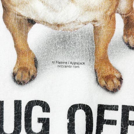 Flatine Applejack PUG OFF! DOG TEE #8