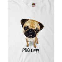 Flatine Applejack PUG OFF! DOG TEE #8