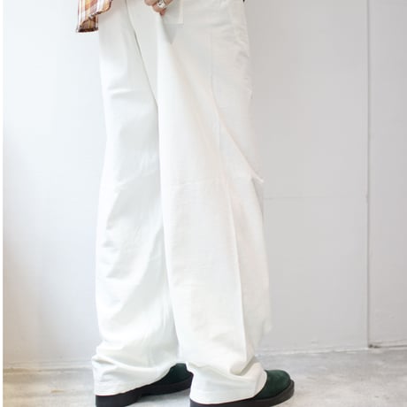 Los Angeles Apparel 8.5oz Wide Leg Jersey Pants［Off White］