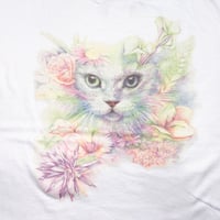 AIR WAVES PASTEL FLORAL CAT TEE #VCF24