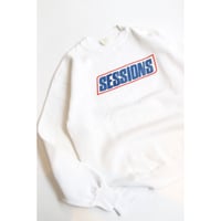 90’s SESSIONS Crewneck Sweatshirt “White ”
