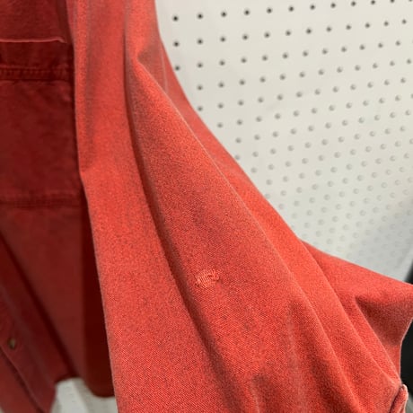 80-90’s Banana Republic L/S cotton shirts #RED