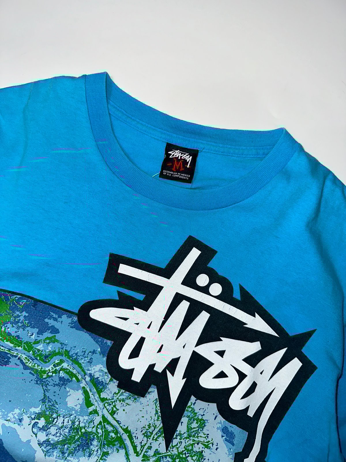 【STUSSY】Futura 2000 Camo Graffiti Art Swimブルー【tkb144】 stussy×FUTURA Tee #1 | CIRCLE ONLINE STORE