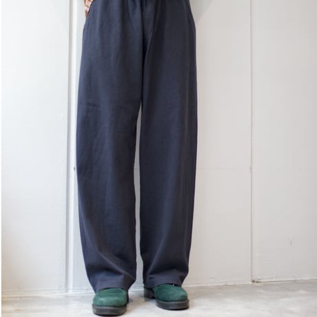 Los Angeles Apparel 8.5oz Wide Leg Jersey Pants［Dolphin Blue ］