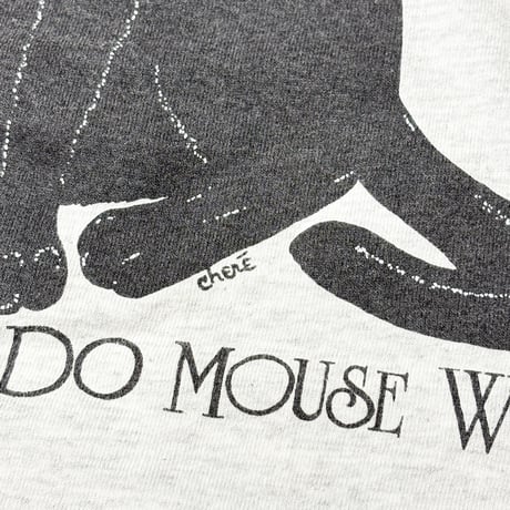 I DON'T DO MOUSE WORK CAT TEE #16