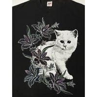 CAT & FLOWER CAT TEE #60