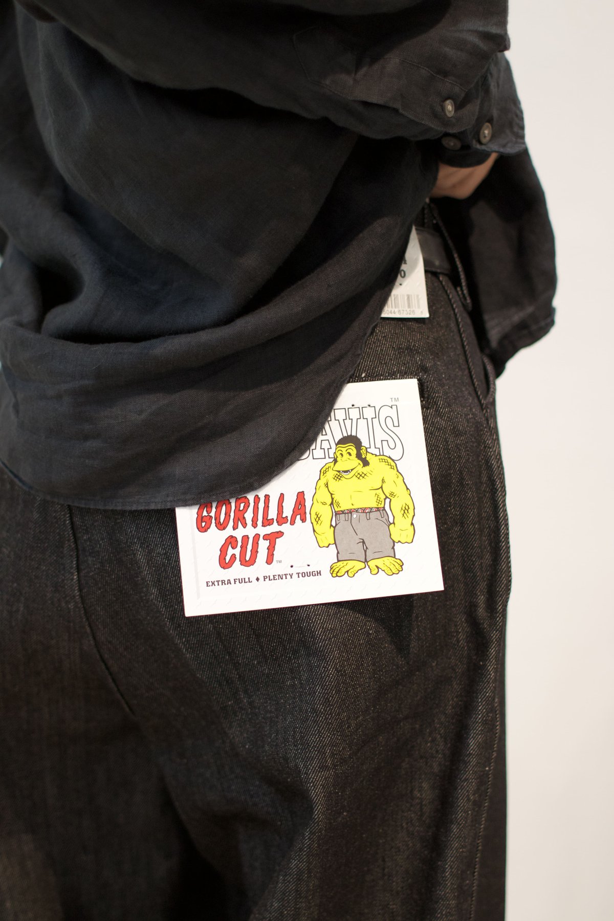 新品Ben Davis Gorilla Cut PantsIndigo BEN DAVIS MEN'S GORILLA CUT BLACK & INDIGO DENIM JEANS (30