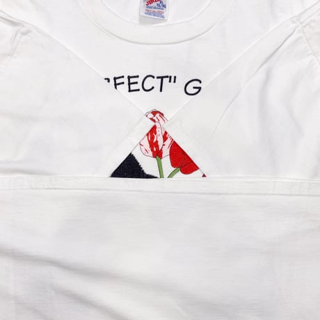 CAT & FLOWER TEE #VCF47