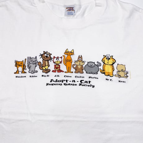 Crazy Shirts Adopt-a-Cat TEE #VCF30
