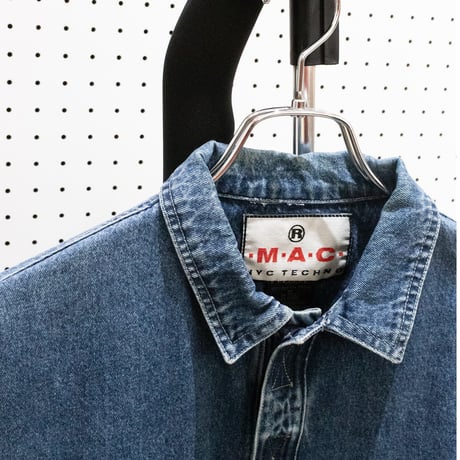 M A C NYC TECHNO DENIM PULLOVER SHIRTS JKT