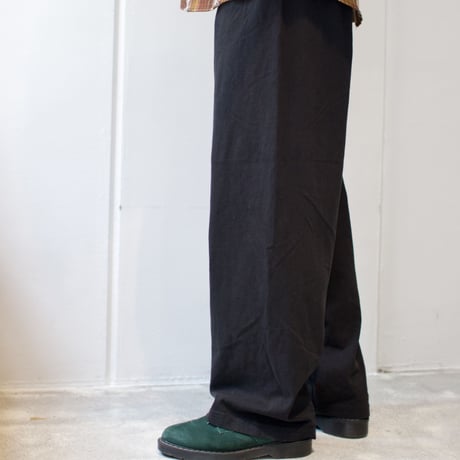 Los Angeles Apparel 8.5oz Wide Leg Jersey Pants［Black ］