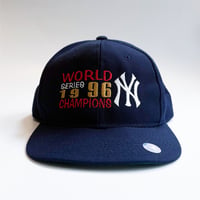 90's New York Yankees 1996 World Series Champions Cap