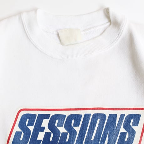 90’s SESSIONS Crewneck Sweatshirt “White ”