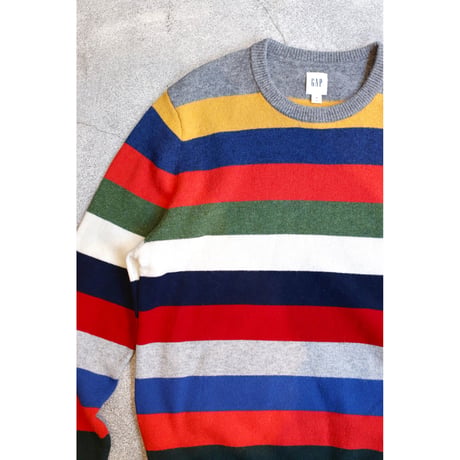 GAP Merino wool border sweater