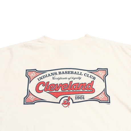 90's~00's NIKE Cleveland Indians Loyalty Graphic T-Shirt