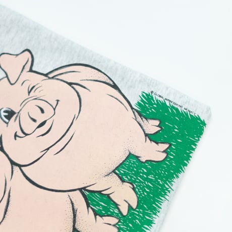 "Three Little Pigs" Front & Back Print T-shirt