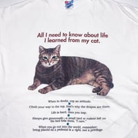 All I need to know amout life I learned from my CAT TEE #VCF15
