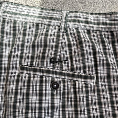 00's NIKE GOLF CHECK SHORTS