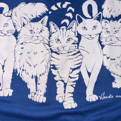 LINDA LORI Heads and Tails CAT TEE #VCF42