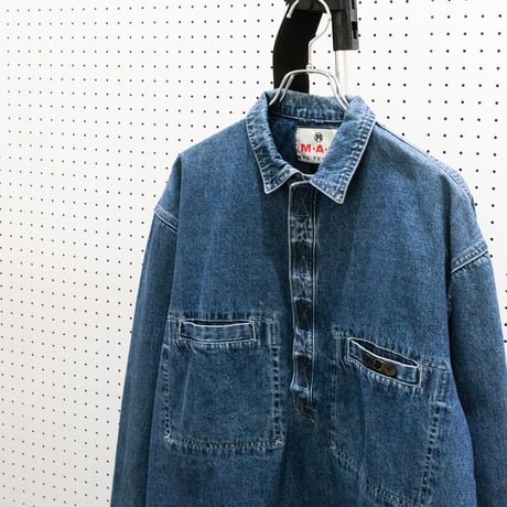 M A C NYC TECHNO DENIM PULLOVER SHIRTS JKT