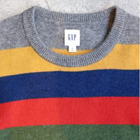 GAP Merino wool border sweater