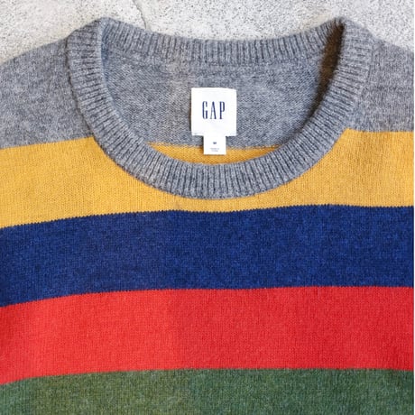 GAP Merino wool border sweater
