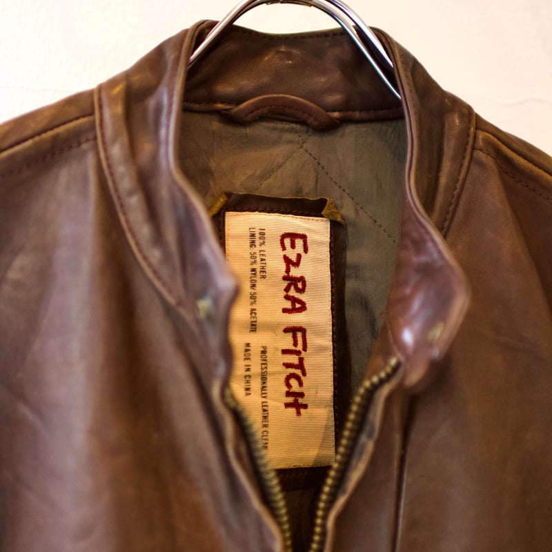 EZRA FITCH LEATHER JACKET | CIRCLE ONLINE STORE 